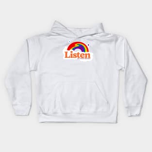 Listen to your heart Kids Hoodie